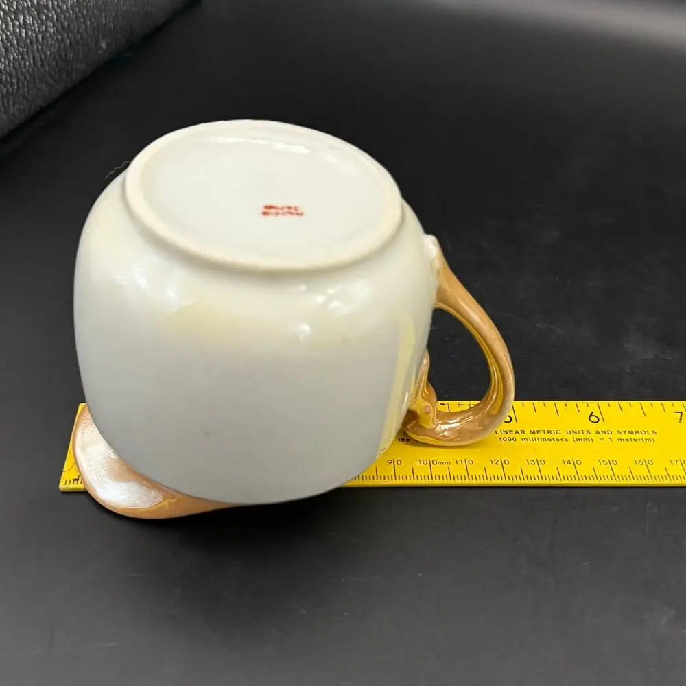 Vintage lusterware floral